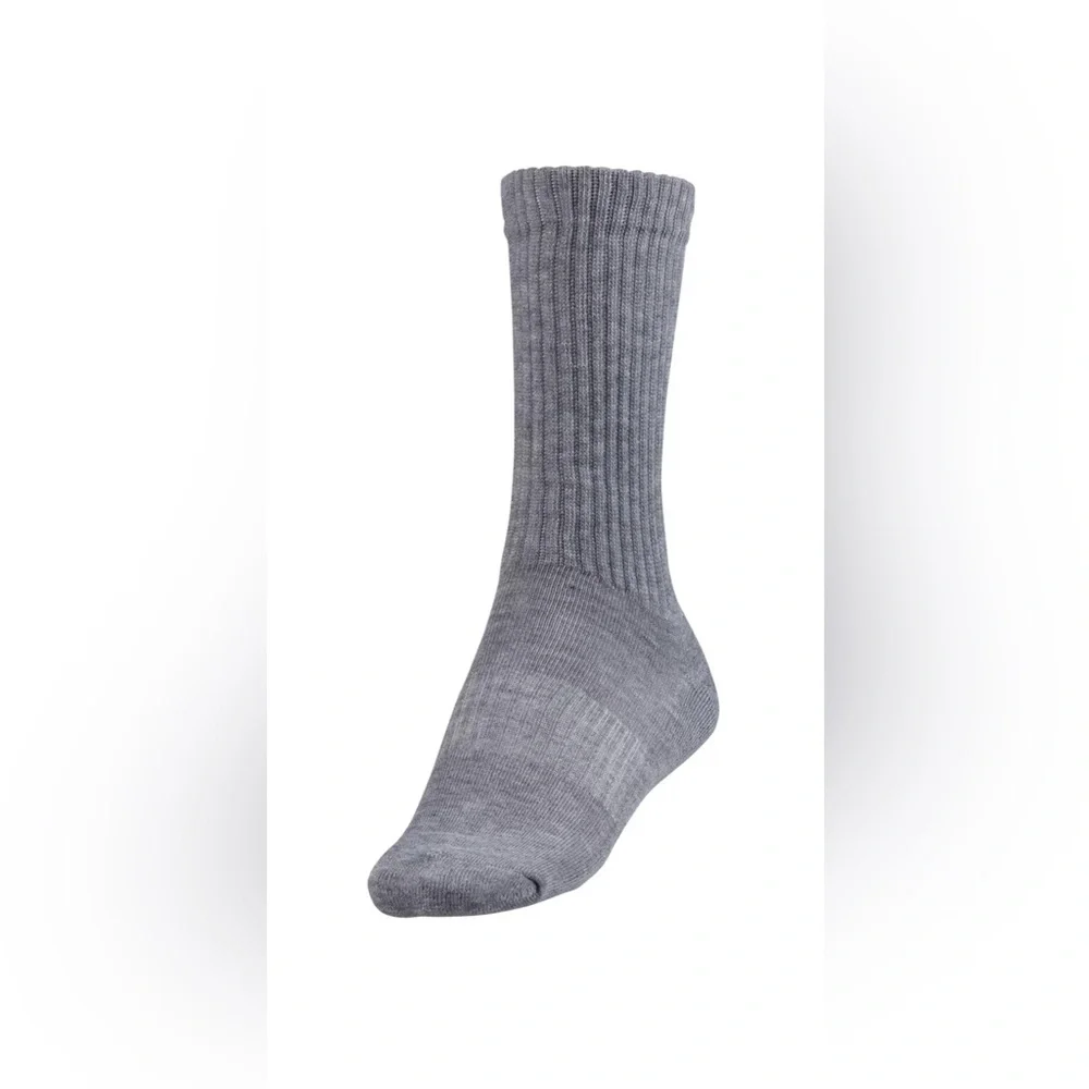 DSG Adult Fashion Crew Socks - 3 Pack Black, White & Gray